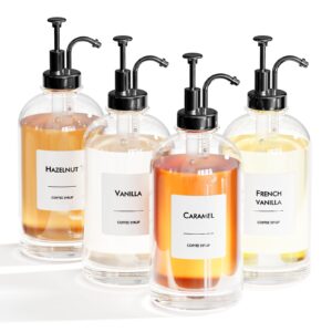 Coffee Syrup Dispenser Set