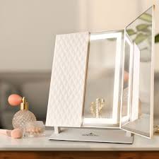 LED Makeup Mirror (Tri-Fold)